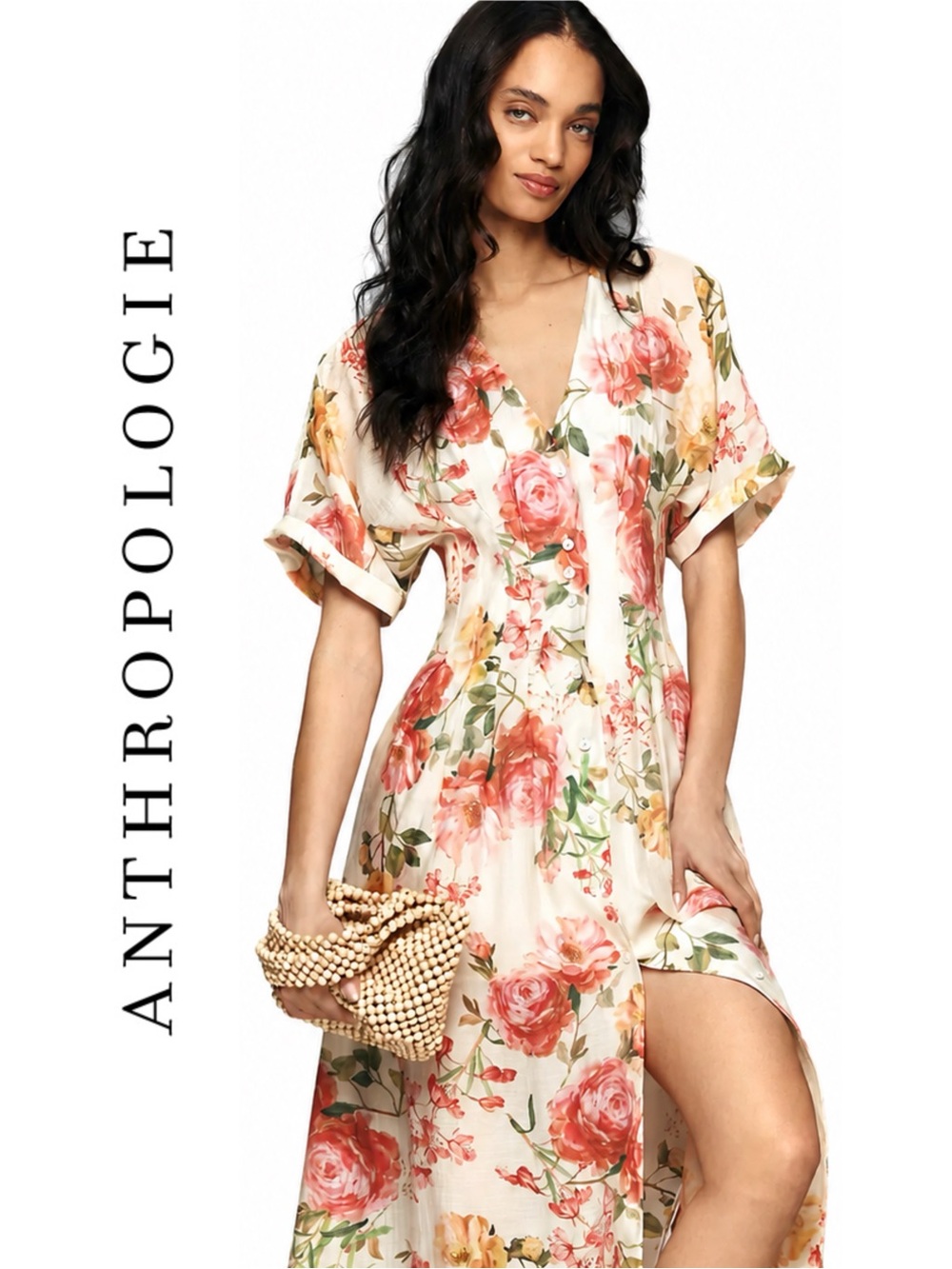 Anthropologie Exquise Tobie Midi Dress